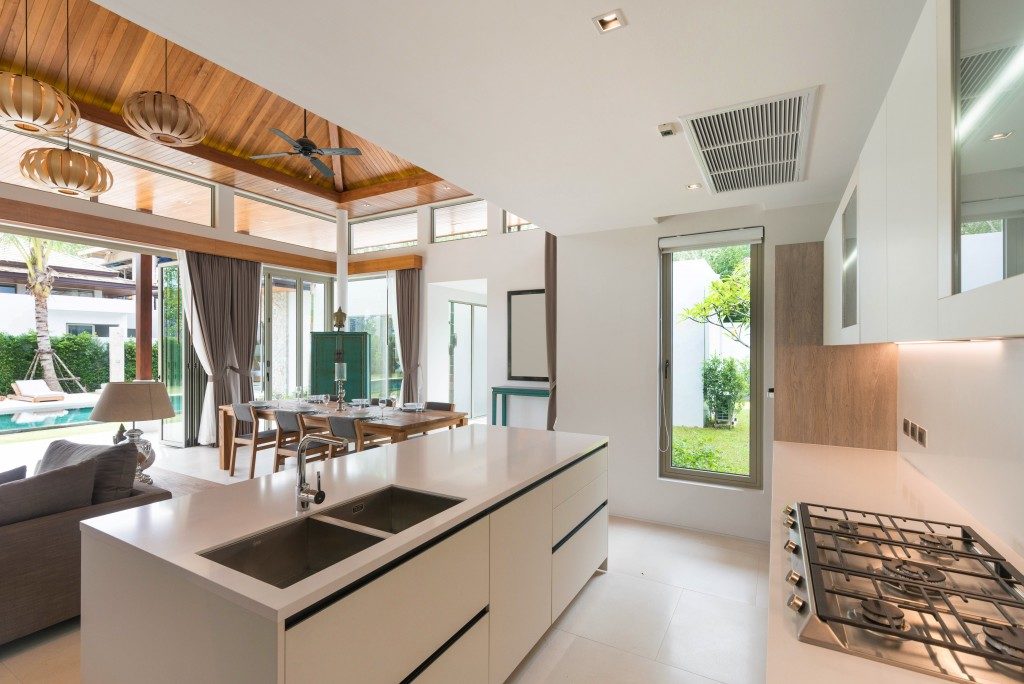 interior design of a home kitchen
