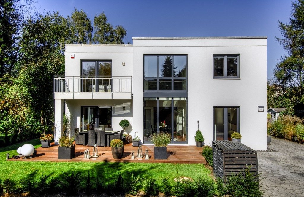elegant modern house exterior landscaping and design
