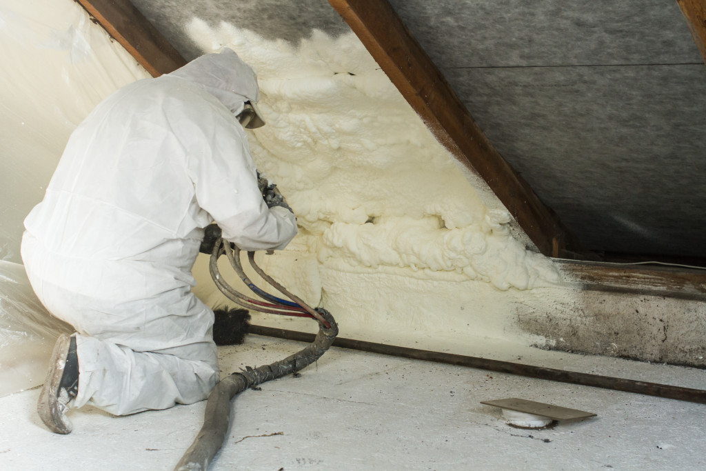 Installing insulation