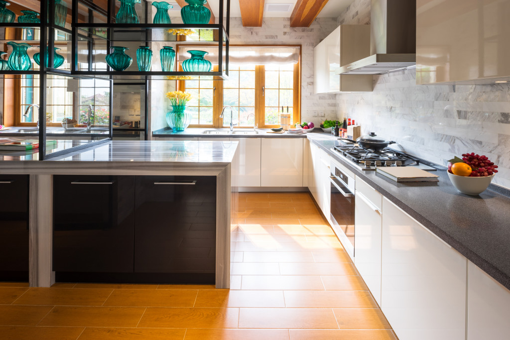 kitchen shelves