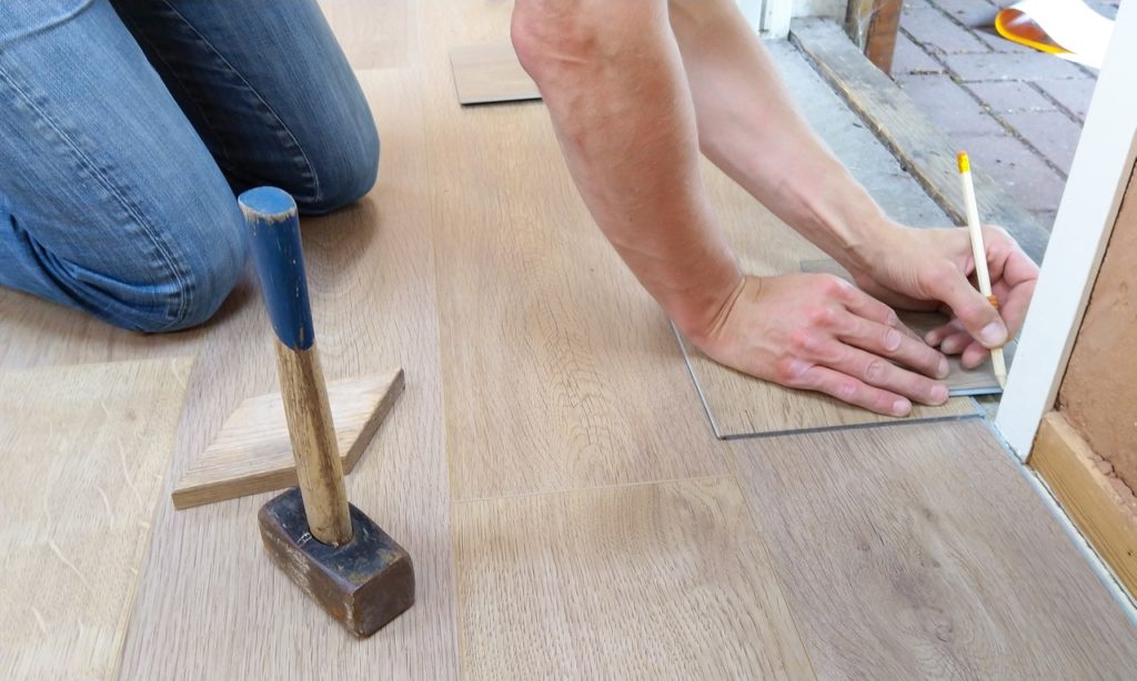 fixing the flooring