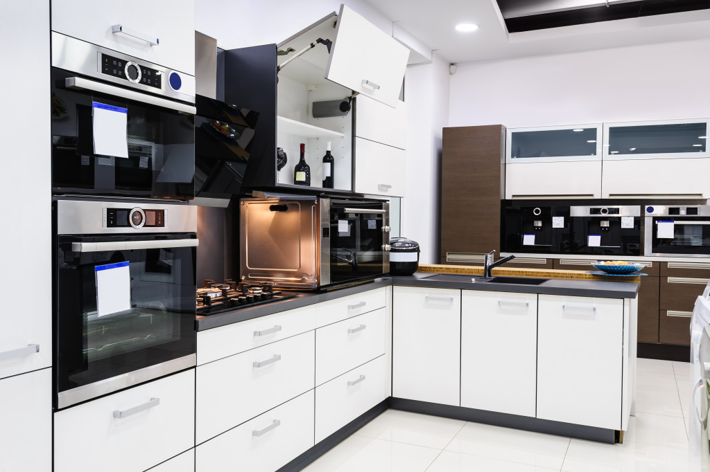 kitchen with plenty storage space