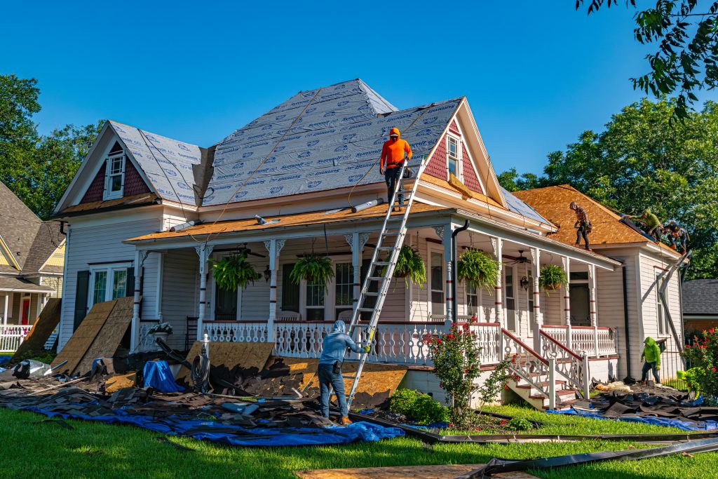 house under renovation