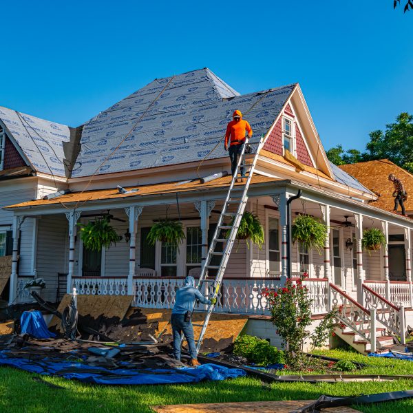 house under renovation