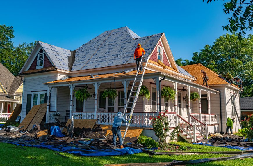 house under renovation